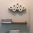 Felhő toalett papír tartó "KÖZEPES"