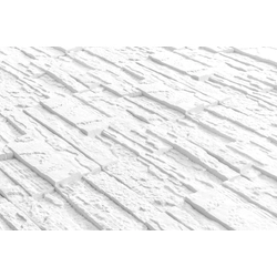 3D Kőhatású falburkolat "stone" fehér (0,52 m2)