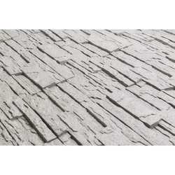 3D Kőhatású falburkolat "stone" szürke (0,52 m2)