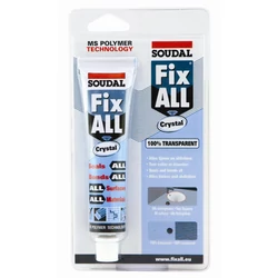 Soudal fix all crystal ragasztó