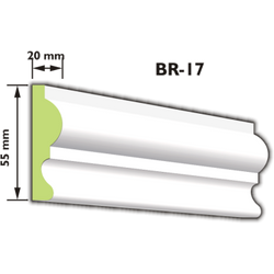BR-17 Oldalfali díszléc (200cm)