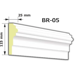 BR-05 Kültéri díszléc (125cm)
