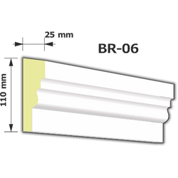 BR-06 Kültéri díszléc (125cm)
