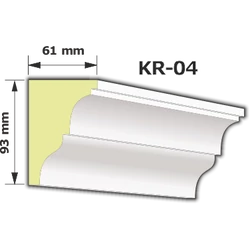 KR-04 Kültéri díszléc (125cm)