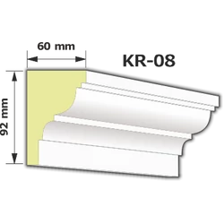 KR-08 Kültéri díszléc (125cm)