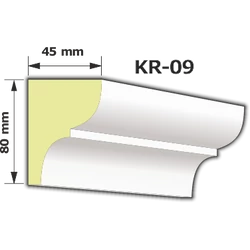 KR-09 Kültéri díszléc (125cm)