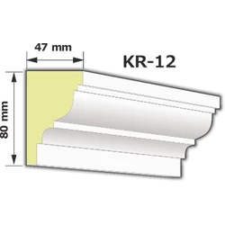 KR-12 Kültéri díszléc (125cm)