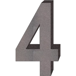 "4" önálló házszám
