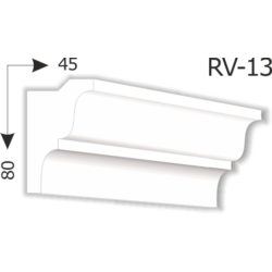 RV-13 Rejtett világítás díszléc (200cm)