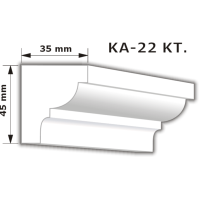 KA-22 Karnistakaró díszléc (200cm)