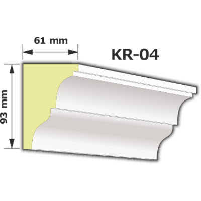 KR-04 Kültéri díszléc (125cm)