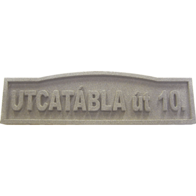 10. Utcatábla