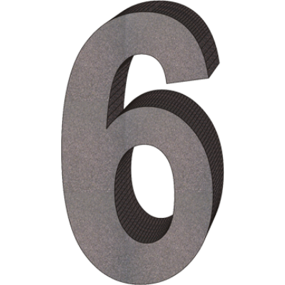 "6" önálló házszám